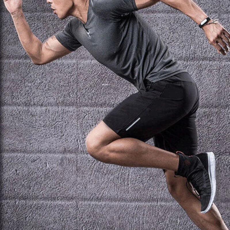 Running Shorts Ice Silk Plus Size Basketball ShortsThin Running Loose Pajama Pants  Beach Quick- Drying Breathable Gym Pants